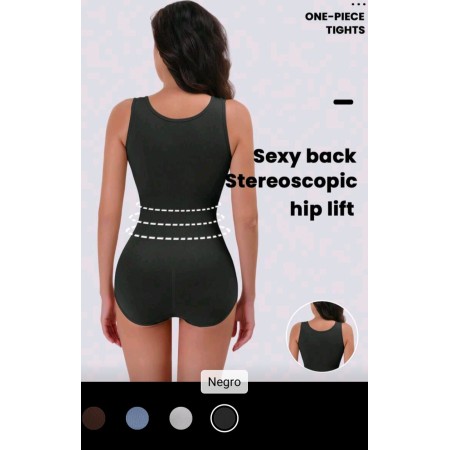 Body modelador, control abdomen, ajuste de cintura y levantamiento de glúteos