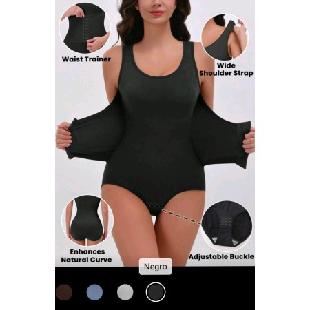 Body modelador, control abdomen, ajuste de cintura y levantamiento de glúteos