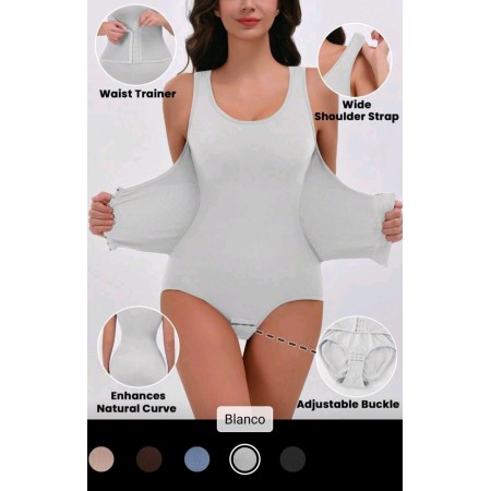 Body modelador, control abdomen, ajuste de cintura y levantamiento de glúteos