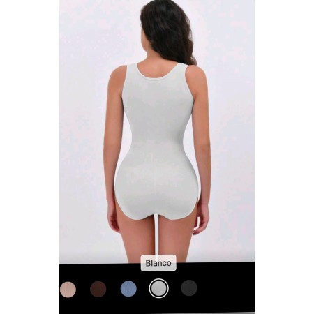 Body modelador, control abdomen, ajuste de cintura y levantamiento de glúteos