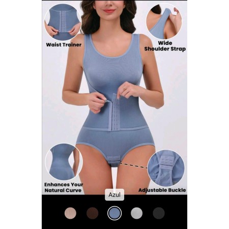 Body modelador, control abdomen, ajuste de cintura y levantamiento de glúteos
