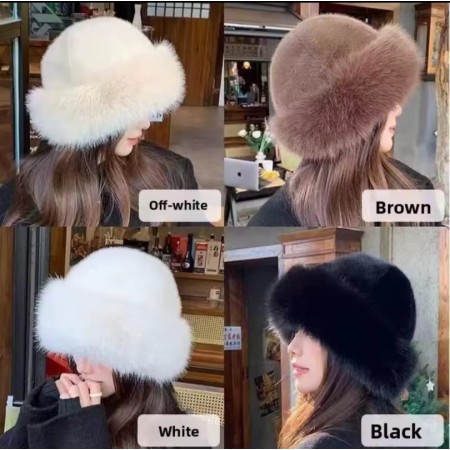 Gorro Mongol de Felpa imitación Visón